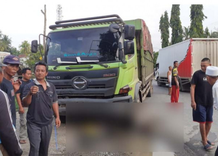 Tragis! 3 Orang Digilas Truk di Jalan Lintas Timur Palembang-Jambi, 1 Tewas di Tempat