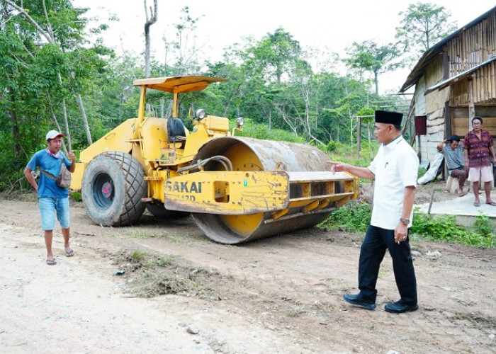 Asyik, Perbaikan Jalan Sidoreja-Pulungrejo di Tebo Mulai Dikerjakan