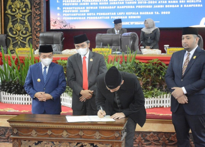 TOK! DPRD Provinsi Jambi Setujui 3 Ranperda Jadi Perda, Simak Penjelasannya