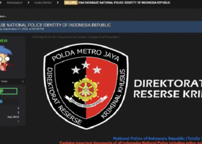 Heboh 26 Juta Data Ditreskrimum Polda Metro Jaya Bocor, Mabes Polri Bilang Hoaks
