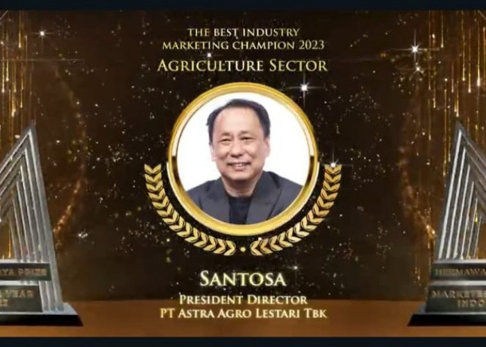 CEO Astra Agro Dianugerahi The Best Industry Marketing Champion 2023