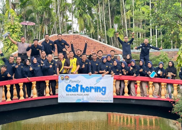 Sambut HUT Humas Polri Ke-72, Bid Humas Polda Jambi Gelar Family Gathering