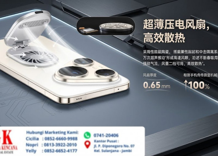 Huawei Rilis Aksesori Cooling Smartphone dengan Kipas Piezoelectric