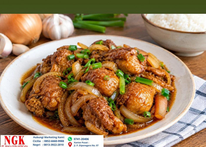 Resep Ayam Kecap Bawang Bombai, Lauk Rumahan dengan Bumbu Manis Gurih