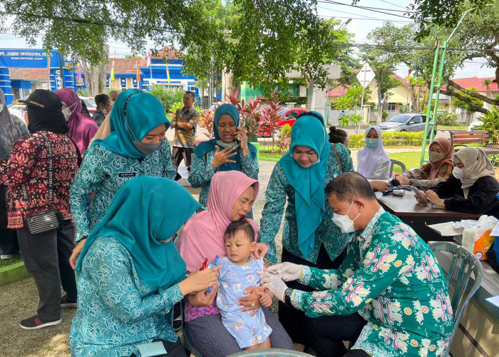Capaian Imunisasi di Kecamatan Danau Sipin Rendah, Camat: Banyak Orangtua Percaya Hoaks