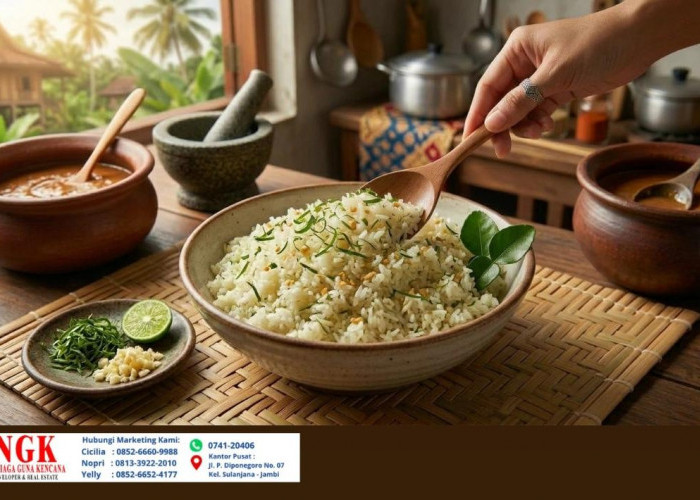 Resep Nasi Daun Jeruk Pakai Rice Cooker, Wangi dan Cocok untuk Anak Kos