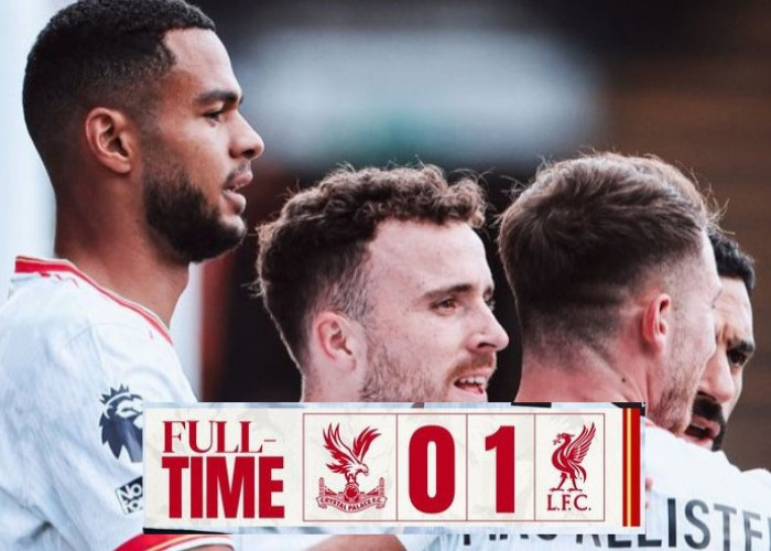 Gol Tunggal Jota Bawa Liverpool Kalahkan Crystal Palace 1-0, Simak Momen Krusialnya di Sini!