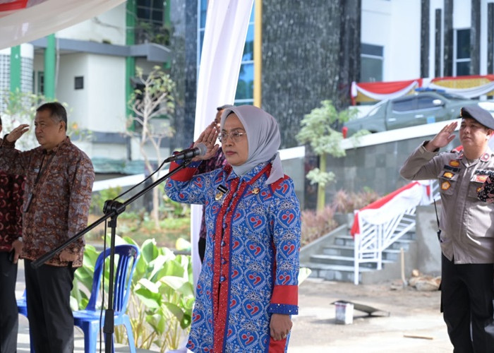 Pj Wali Kota Jambi Pimpin Gladi Bersih Upacara HUT RI ke-79 di Balaikota 