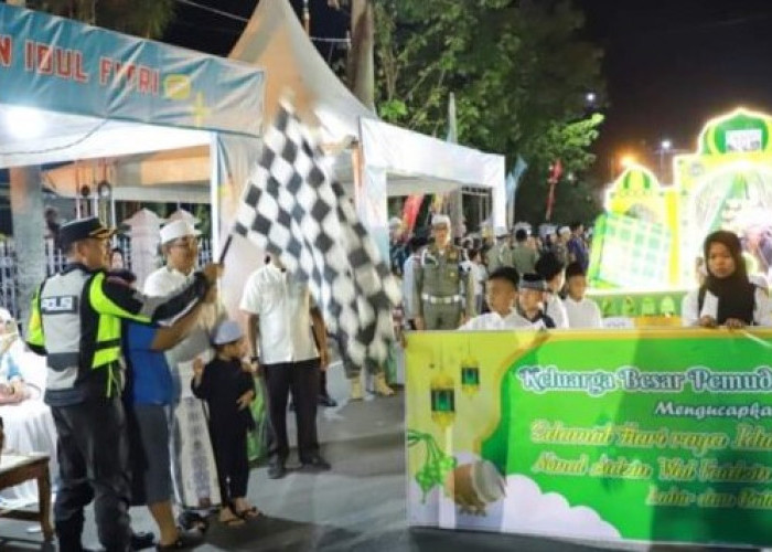 Bupati Anwar Sadat Buka Festival Pawai Takbiran Idul Fitri 1445 H