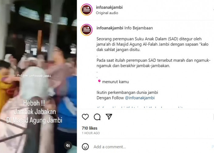 Video Viral! Wanita SAD Jambak-jambakan dengan Ibu-ibu Saat Salat Idul Adha 2023 di Masjid Agung Al-Falah 