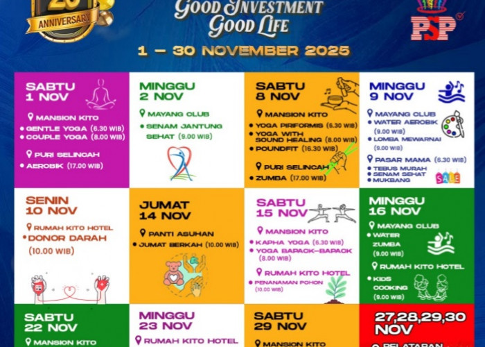 Festival PSP 26th: Rayakan 26 Tahun PT. PSP dengan Semangat Good Investment, Good Life