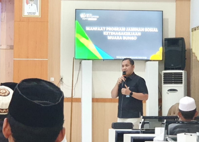 BPJS Ketenagakerjaan Muara Bungo Gelar Sosialisasi Jaminan Sosial bagi Pekerja di Pondok Pesantren