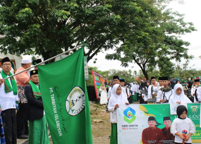 Bupati Bungo Peringati Hari Santri Nasional 2022 ajak seluruh santri dan ustad Pawai keliling