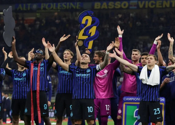 Inter Milan Kunci Gelar Serie A! Bekuk Parma 2-0, Napoli Tak Berkutik