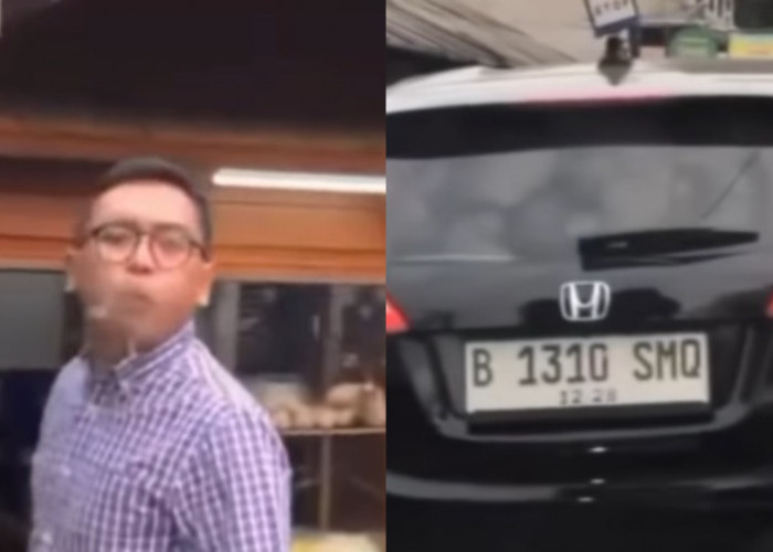 Viral Video Pria yang Meludah Saat Ditegur Gegara Mobilnya Halangi Jalan dan Bikin Macet