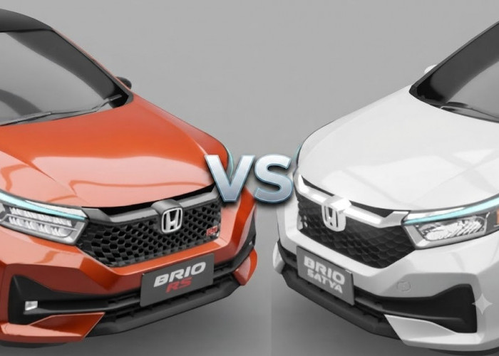 Duel Varian Teratas Honda Brio: Pilih Brio RS atau Brio Satya E CVT, Ini Perbandingannya! 