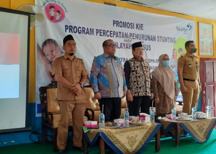BKKBN Bersama Komisi IX DPR RI Lakukan Promosi KIE Penurunan Stunting di Dusun Tanjung Agung