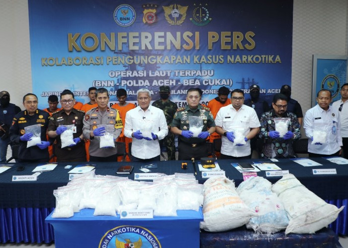 Tim Gabungan BNN Bersama Polri dan Bea Cukai Gagalkan Penyelundupan 29 Kilogram Sabu Asal Thailand