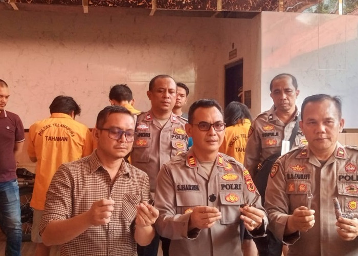 4 Pencuri Sepeda Motor di Parkiran Unja Ditangkap, 2 di Antaranya Perempuan, Pantau Lokasi Pakai Mobil Rental 