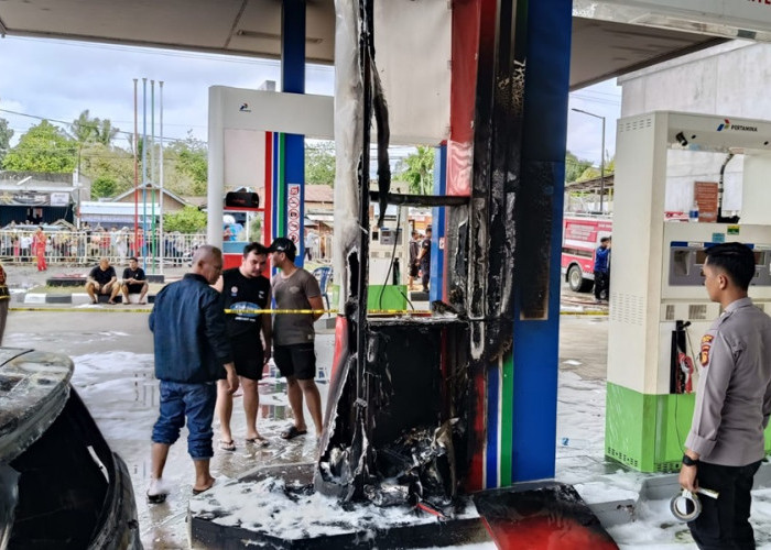 Kebakaran Mobil Saat Isi BBM, Operasional SPBU Punti Luhur di Bungo Dihentikan Sementara
