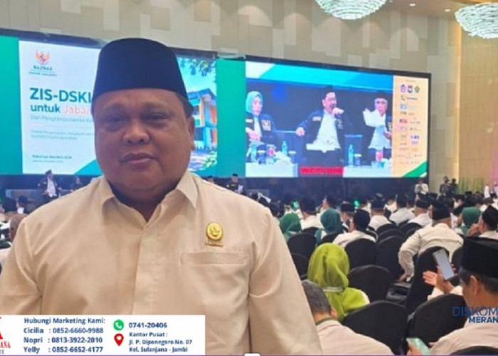 Hadiri Rakornas dan Grand BAZNAS Awards 2026, Sekda Merangin sebut Zakat Harus Produktif