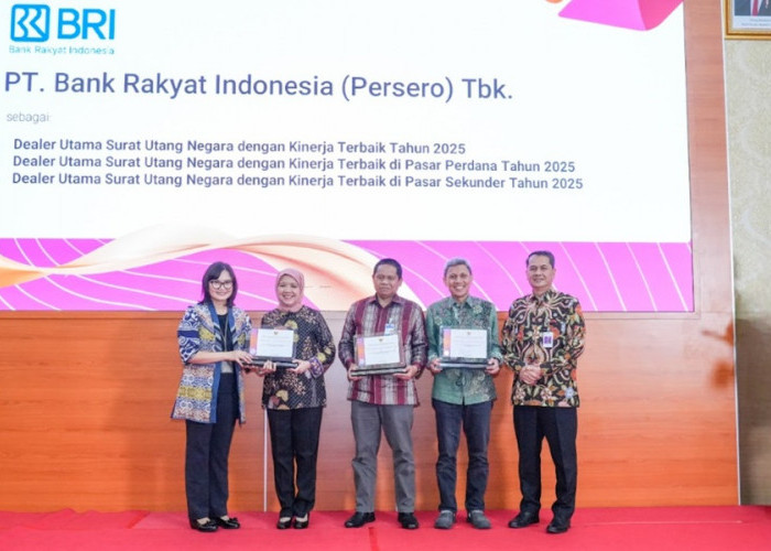 BRI Raih 3 Penghargaan Dealer Utama dengan Kinerja Terbaik dari Kemenkeu
