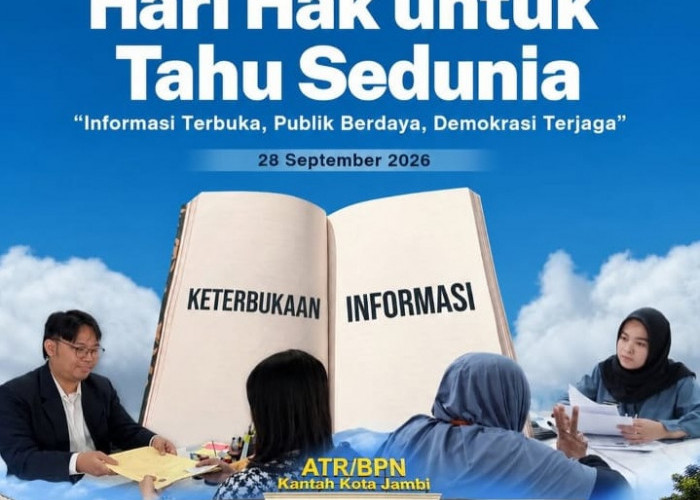  Peringati Hari Hak untuk Tahu Sedunia, Kantor Pertanahan Kota Jambi Dorong Keterbukaan Informasi Publik
