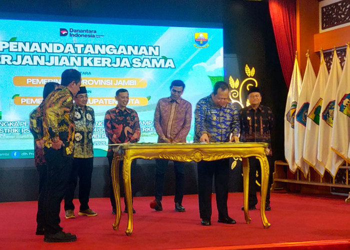 Pemkab Muaro Jambi Jambi Teken Kerjasama Pengolahan Sampah Jadi Listrik,  Dorong Solusi Energi Berkelanjutan