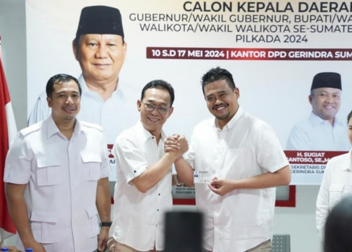 Bobby Nasution Resmi Jadi Jader Gerindra dan Daftar Bacagub Sumut 