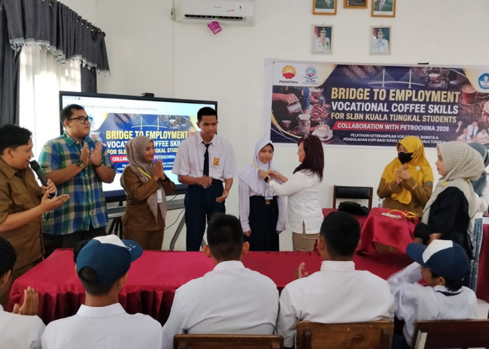 Peduli Disabilitas, SKK Migas-PetroChina Gelar Pelatihan Kopi di SLBN Kuala Tungkal