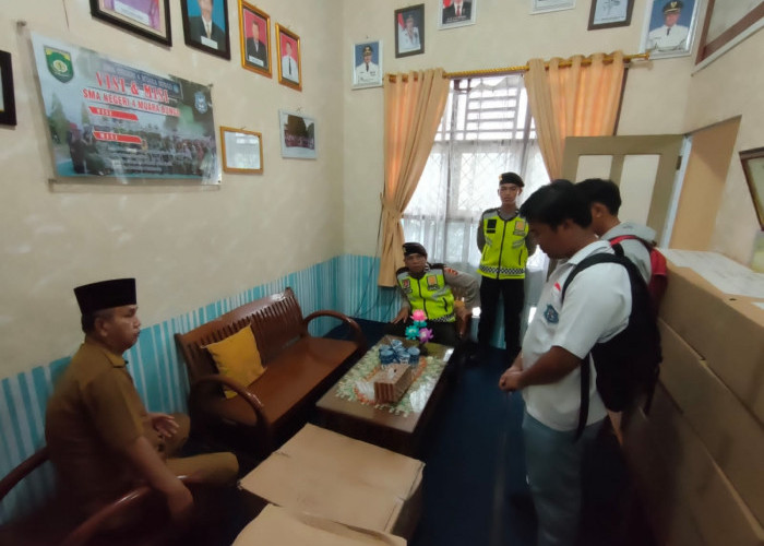 Polres Bungo Tindak lanjut 'Curhat' Laksanakan Gelar Patroli Pelajar yang Berkeliaran Dijam Sekolah