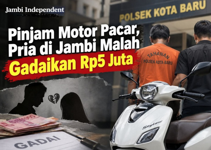 Pinjam Motor Pacar, Pria di Jambi Malah Gadaikan Rp5 Juta