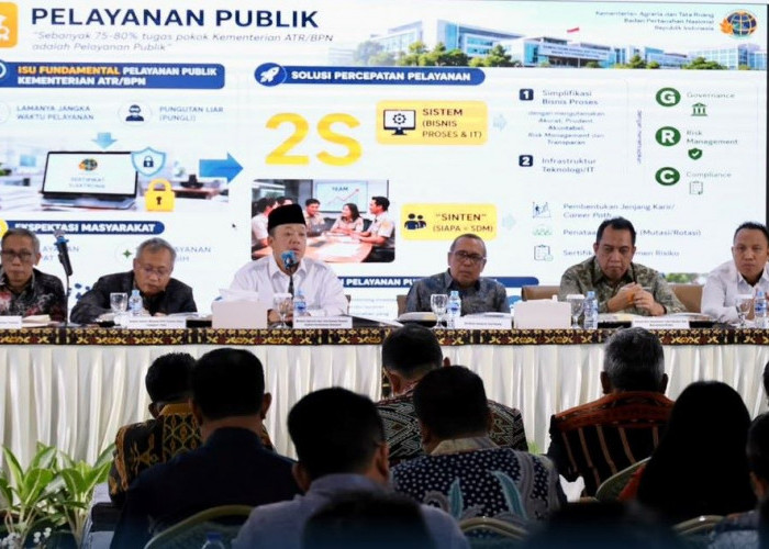 Beri Pengarahan Soal Layanan di Kanwil BPN Provinsi NTT, Menteri Nusron: Gunakan Sudut Pandang Masyarakat