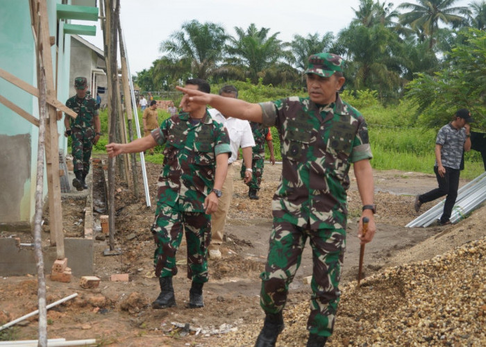 Danrem 042/Gapu Tinjau Pembangunan Kodim Baru di Kabupaten Batanghari