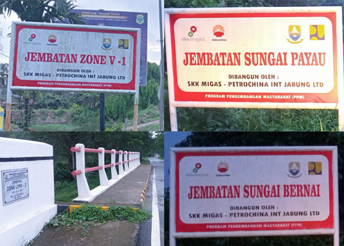 Empat Jembatan SKK Migas-PetroChina di Jalan Lintas Muaro Jambi-Tanjab Timur Memberikan Banyak Manfaat