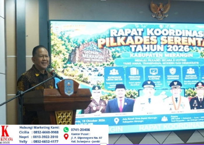 Matangkan Pilkades Serentak, Pemkab Merangin Siapkan Sistem E-Voting Perdana