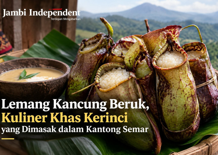 Resep Lemang Kancung Beruk, Kuliner Unik Kerinci yang Dimasak dalam Kantong Semar