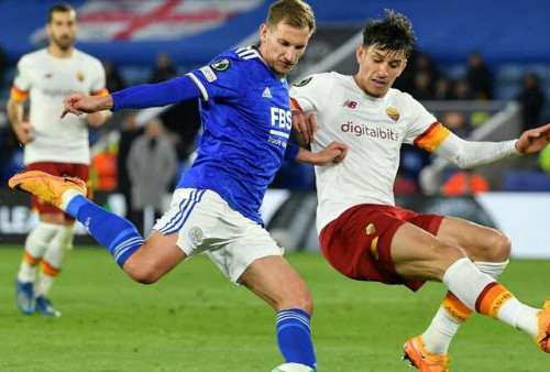 AS Roma Ditahan Imbang Leicester Skor 1-1
