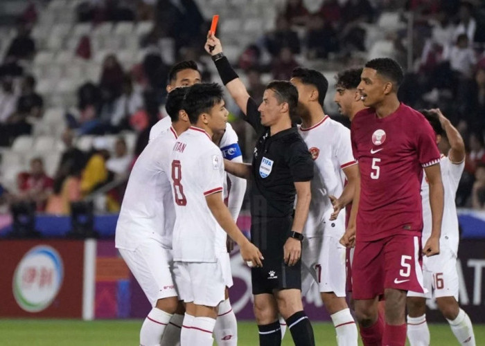 Kontroversi Wasit Nasrullo Kabirov Saat Indonesia Vs Qatar, Timnas Indonesia U-23 Ajukan Protes ke AFC