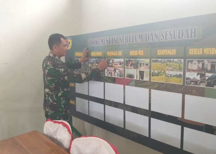 Bukan Sekadar Posko, Ini Pusat Kendali TMMD Ke-129 Kodim Bungo Tebo yang Pantau Pembangunan Desa Tanjung Agung