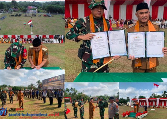 TMMD Ke-129 Resmi Dibuka di Bungo, Dandim 0416: Sinergi TNI dan Rakyat Bangun Desa, Jalan Baru Jadi Prioritas