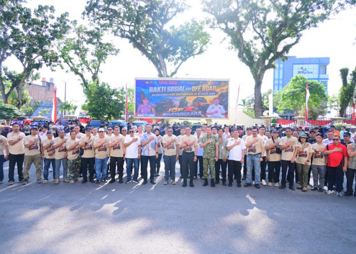 Bukan Sekadar Off-Road! IOF X Bhayangkara 2026 di Jambi Dibuka, Warga Juga Dapat Bantuan