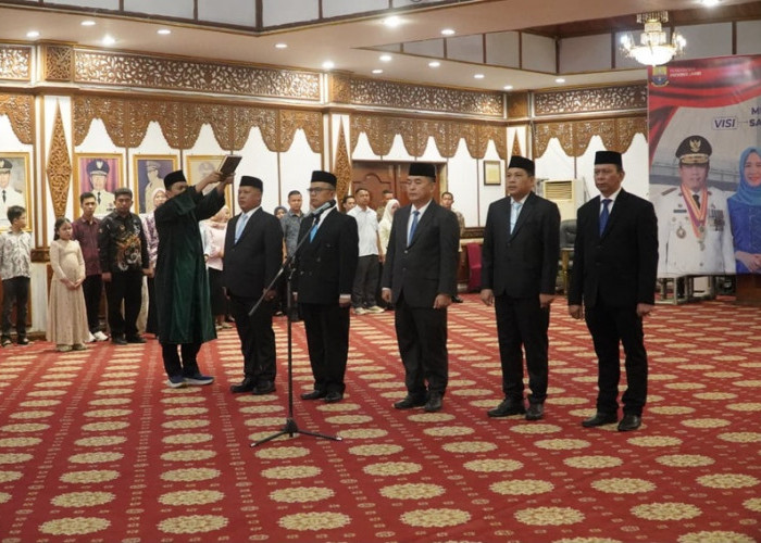 Catat! Ini Daftar 5 Pejabat Eselon II yang Baru Dilantik Gubernur Jambi Al Haris