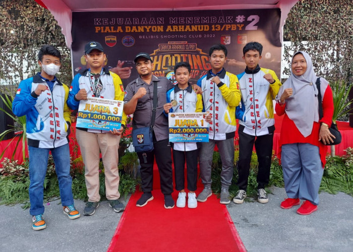 Bangga, Atlet Pengprov Perbakin Jambi Bawa Pulang 3 Medali,  di Kejuaraan Menembak Piala Danyon Arhanud 13/PBY