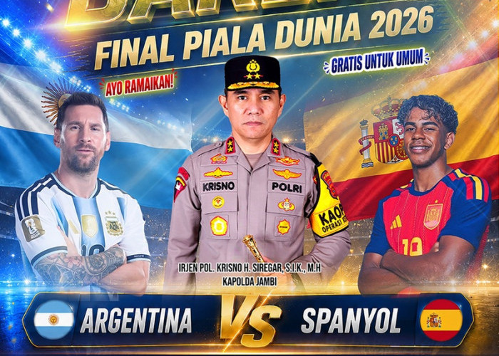 Gratis Semua! Ikuti Nobar Final Piala Dunia 2026 di Polda Jambi, Ada Doorprize Menarik