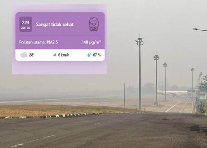 Duh! Besok Sekolah Tatap Muka, Malam Ini Kualitas Udara Kota Jambi Masih Sangat Tidak Sehat