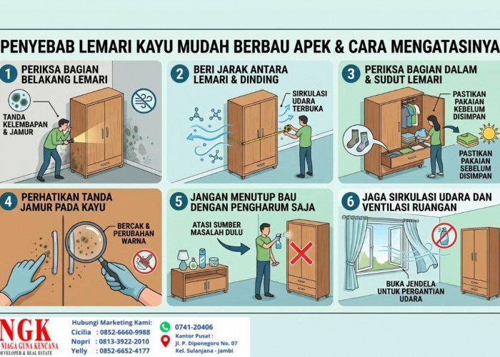 Lemari Kayu Berbau Apek? Periksa 6 Hal Ini Sebelum Jamur Merusak Furnitur