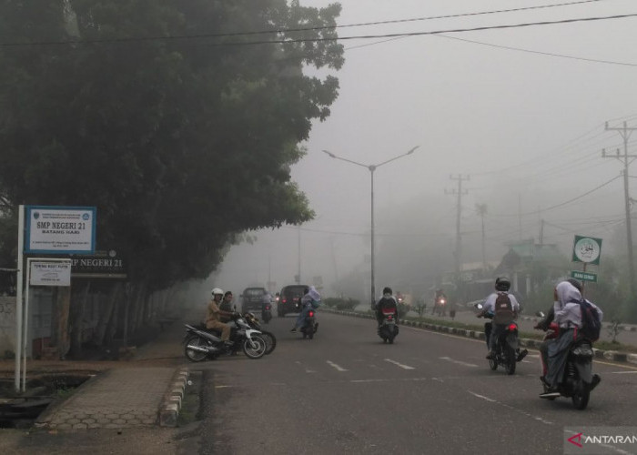  BPBD Batang Hari Minta Warga Kurangi Aktivitas di Luar :  Kualitas Udara Menurun