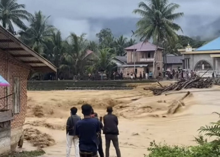 Hujan Lebat! Sungai Batang Bungo Meluap, Longsor di 18 Titik Sepanjang Jalan Pelayang-Limbur Lubuk Mengkuang 