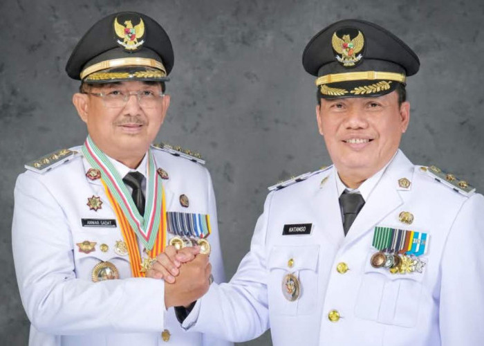 Prabowo Resmi Melantik Anwar Sadat dan Katamso sebagai Bupati dan Wakil Bupati Tanjung Jabung Barat